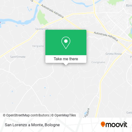 San Lorenzo a Monte map
