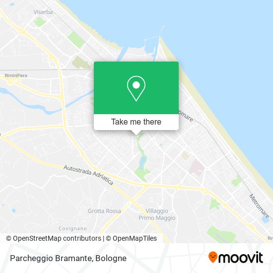 Parcheggio Bramante map