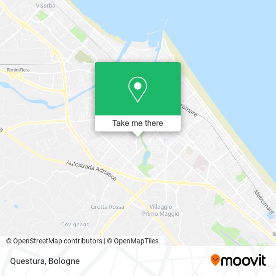 Questura map