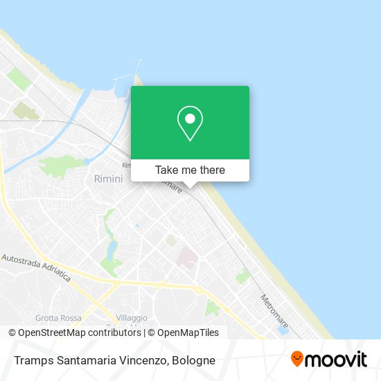 Tramps Santamaria Vincenzo map