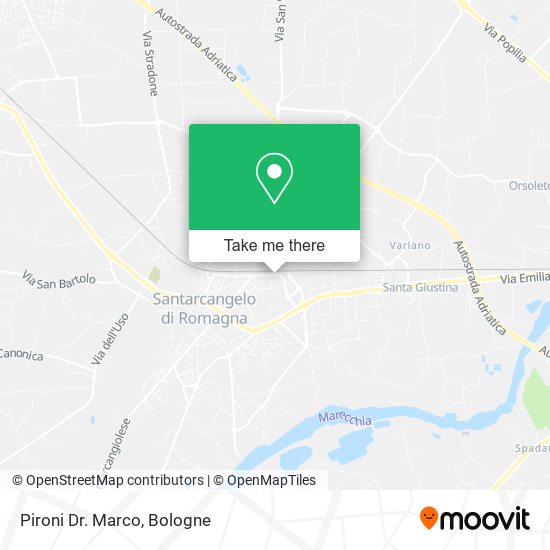 Pironi Dr. Marco map