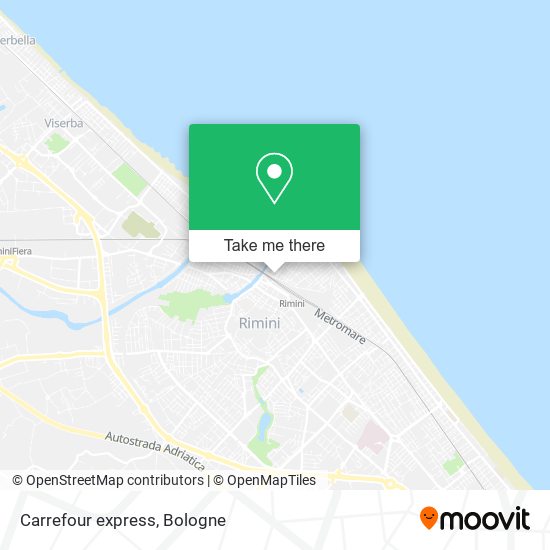 Carrefour express map