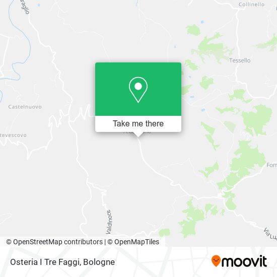 Osteria I Tre Faggi map