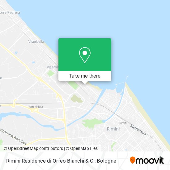 Rimini Residence di Orfeo Bianchi & C. map