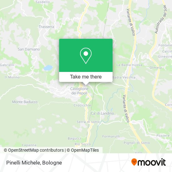 Pinelli Michele map