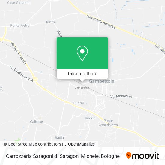Carrozzeria Saragoni di Saragoni Michele map