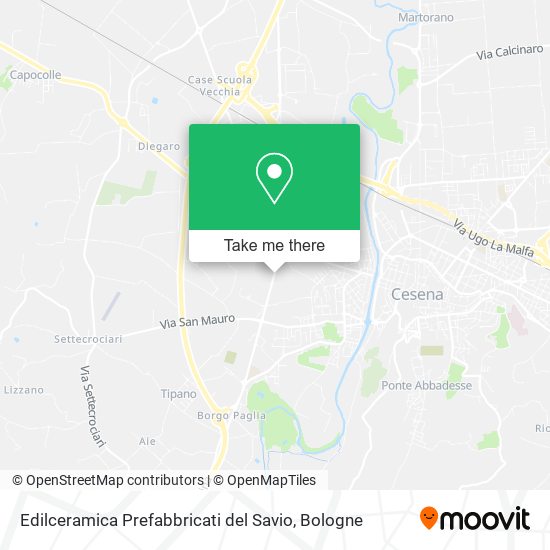 Edilceramica Prefabbricati del Savio map