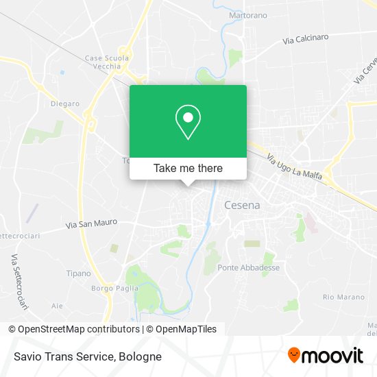 Savio Trans Service map