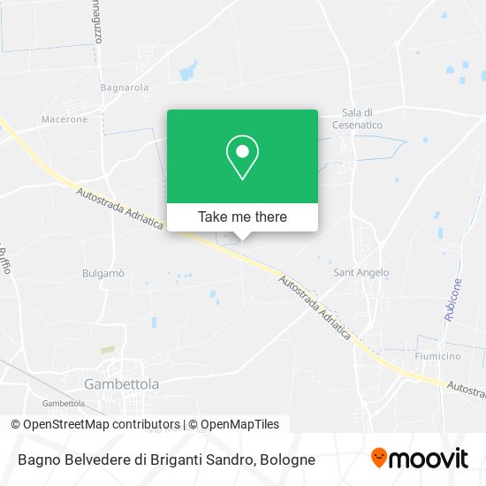 Bagno Belvedere di Briganti Sandro map