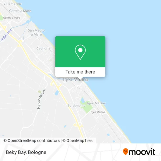 Beky Bay map