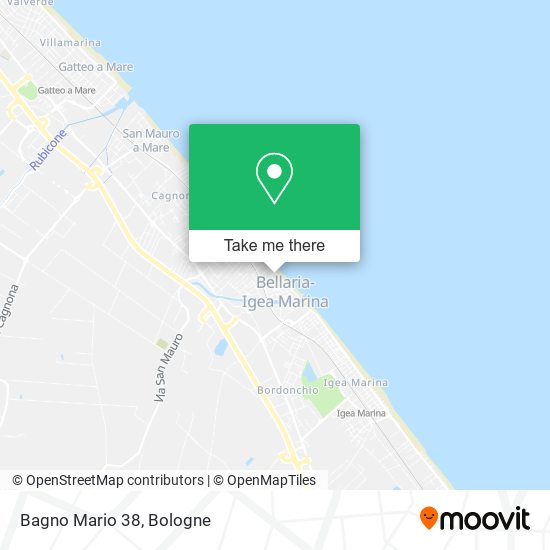 Bagno Mario 38 map