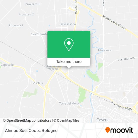 Alimos Soc. Coop. map