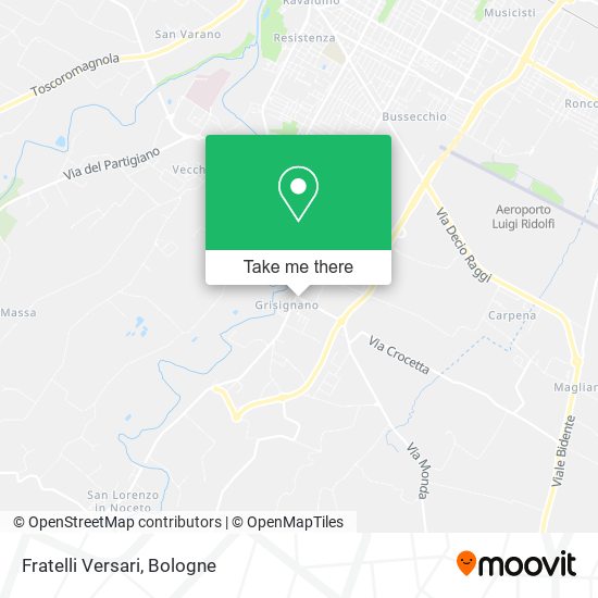 Fratelli Versari map