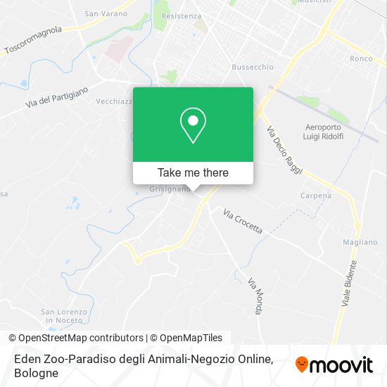 Eden Zoo-Paradiso degli Animali-Negozio Online map