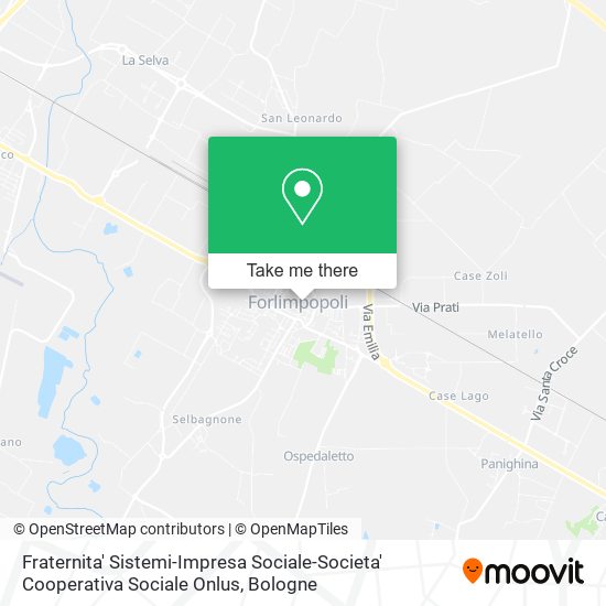 Fraternita' Sistemi-Impresa Sociale-Societa' Cooperativa Sociale Onlus map