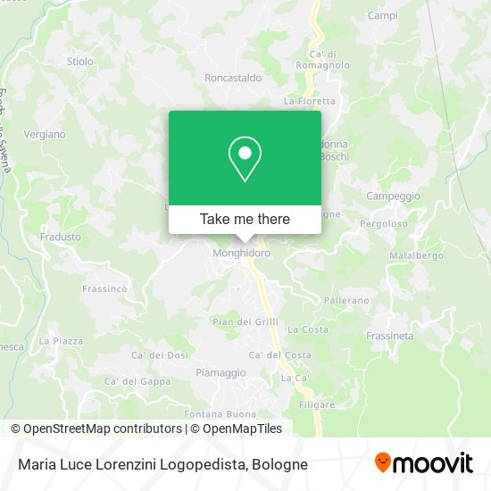 Maria Luce Lorenzini Logopedista map