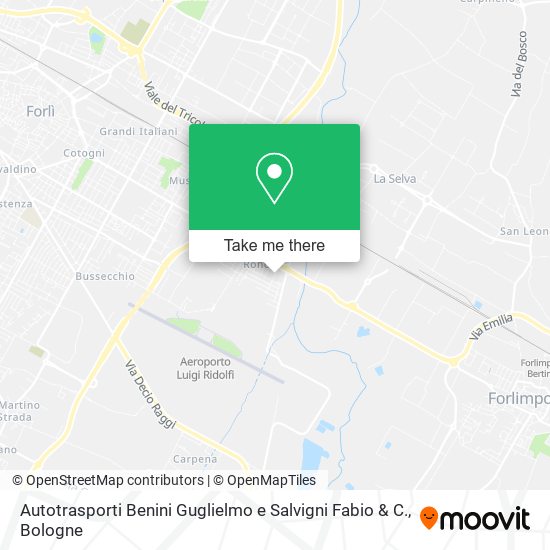 Autotrasporti Benini Guglielmo e Salvigni Fabio & C. map