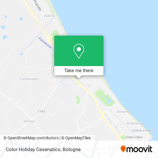 Color Holiday Cesenatico map