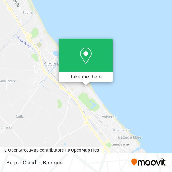 Bagno Claudio map