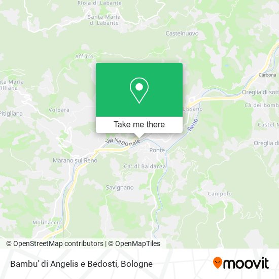 Bambu' di Angelis e Bedosti map