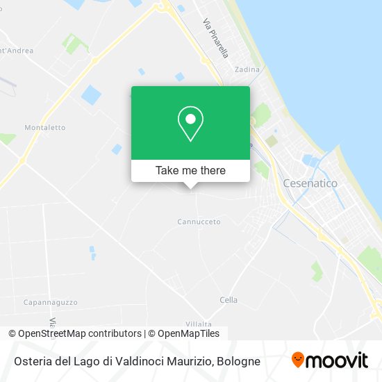 Osteria del Lago di Valdinoci Maurizio map