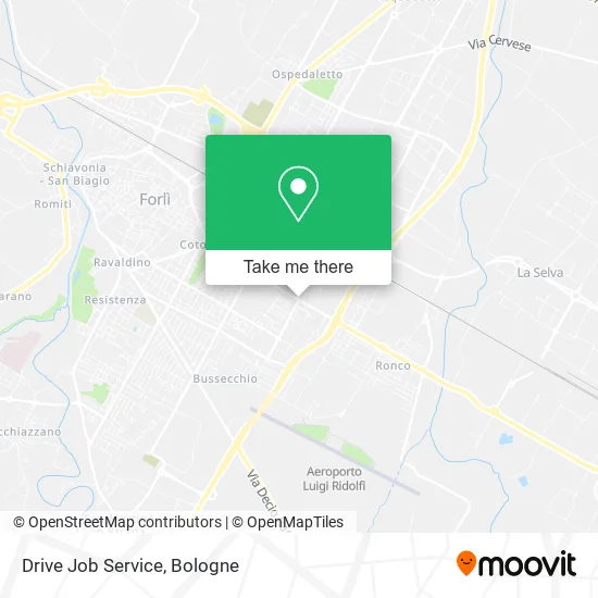 Drive Job Service map
