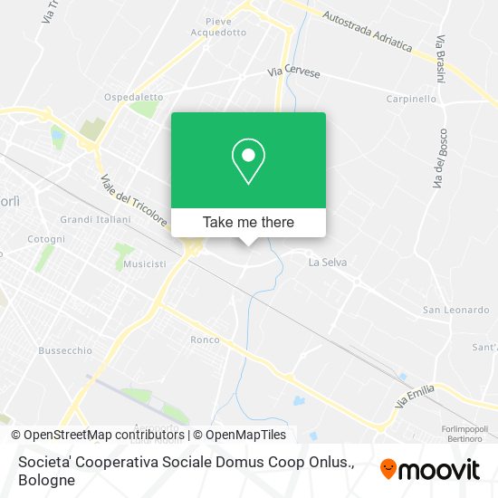 Societa' Cooperativa Sociale Domus Coop Onlus. map