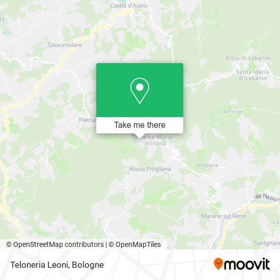 Teloneria Leoni map