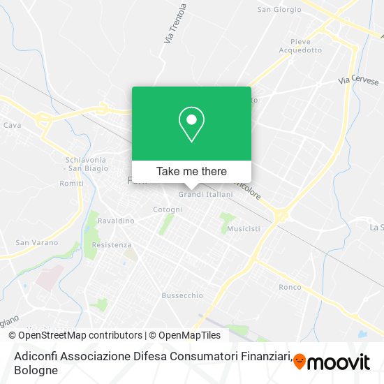 Adiconfi Associazione Difesa Consumatori Finanziari map