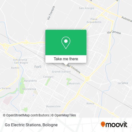 Go Electric Stations map