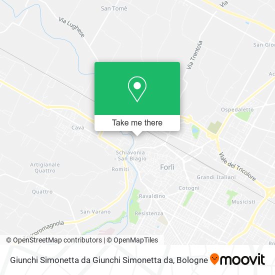 Giunchi Simonetta da Giunchi Simonetta da map