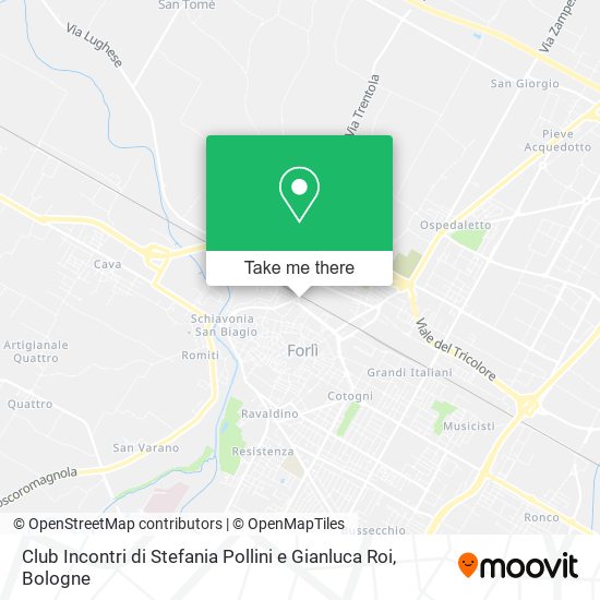 Club Incontri di Stefania Pollini e Gianluca Roi map