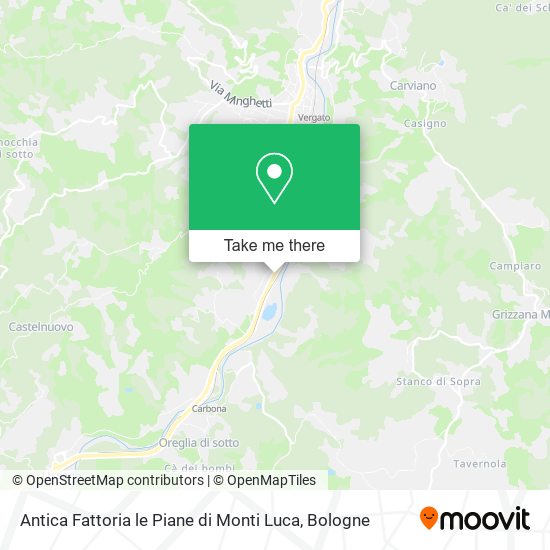 Antica Fattoria le Piane di Monti Luca map