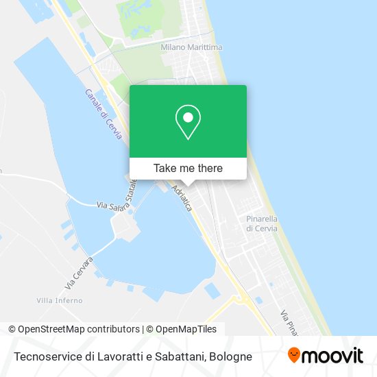 Tecnoservice di Lavoratti e Sabattani map