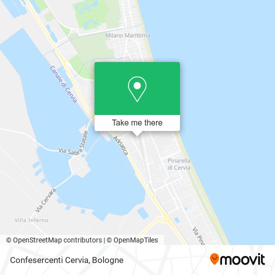 Confesercenti Cervia map
