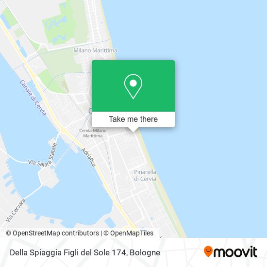 Della Spiaggia Figli del Sole 174 map