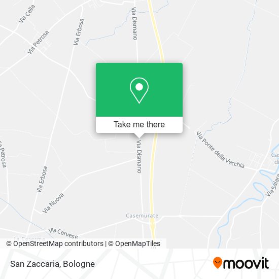 San Zaccaria map