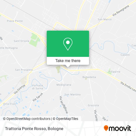 Trattoria Ponte Rosso map