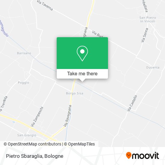 Pietro Sbaraglia map