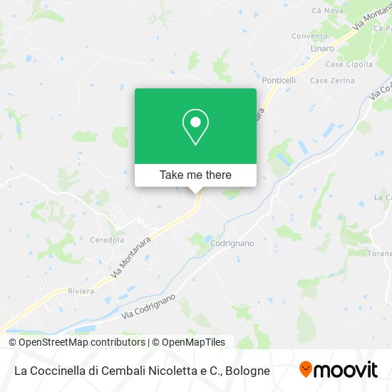 La Coccinella di Cembali Nicoletta e C. map