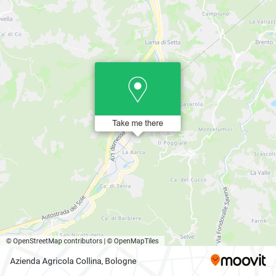 Azienda Agricola Collina map