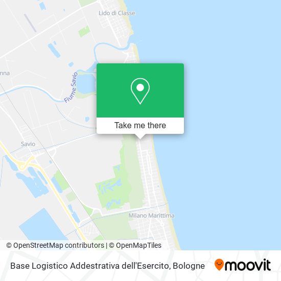 Base Logistico Addestrativa dell'Esercito map