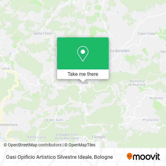 Oasi Opificio Artistico Silvestre Ideale map