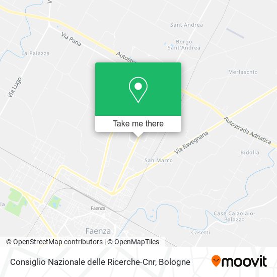Consiglio Nazionale delle Ricerche-Cnr map