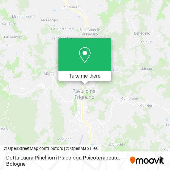Dotta Laura Pinchiorri Psicologa Psicoterapeuta map