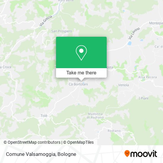 Comune Valsamoggia map