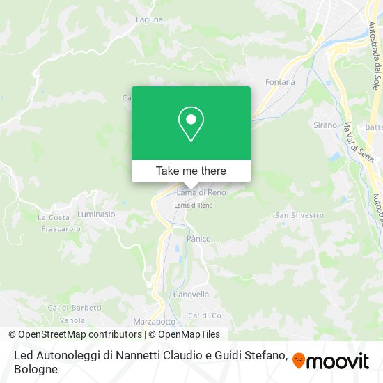 Led Autonoleggi di Nannetti Claudio e Guidi Stefano map