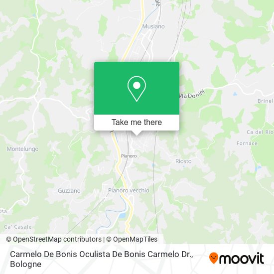 Carmelo De Bonis Oculista De Bonis Carmelo Dr. map