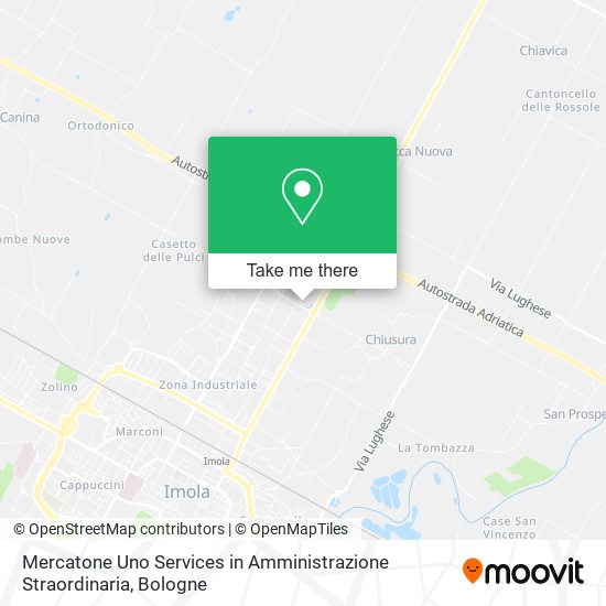 Mercatone Uno Services in Amministrazione Straordinaria map