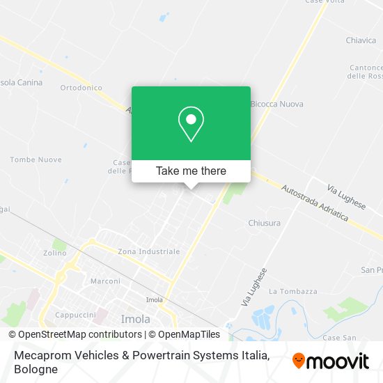 Mecaprom Vehicles & Powertrain Systems Italia map